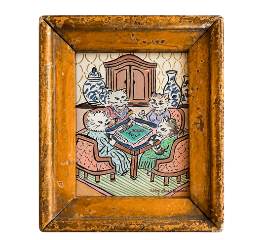 Cats Playing Mahjong